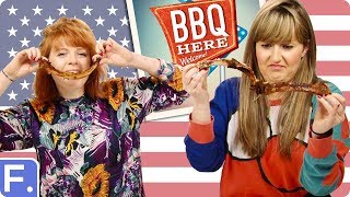 Irish People Try American BBQ