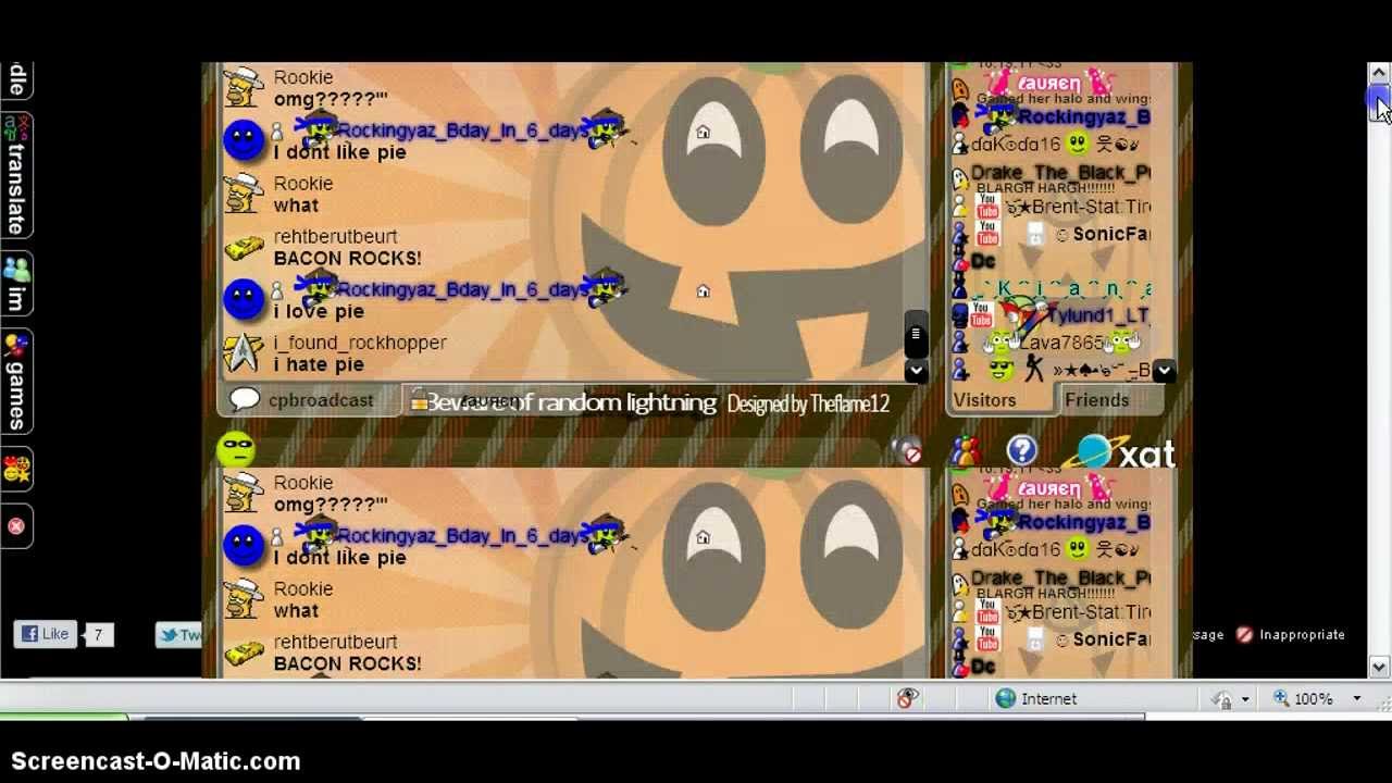 Tazboi and Wicked wickz spotted on xat