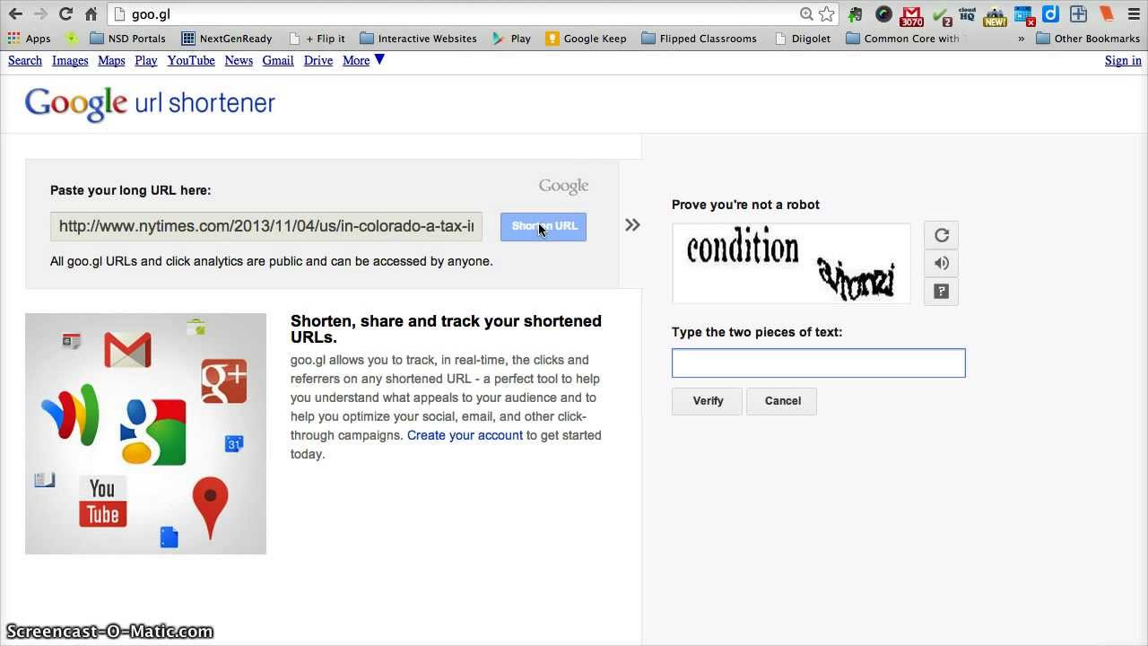 Google URL Shortener and Fur.ly