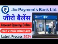 Jio Payment Bank Account Open Kaise Karen 2024 | Best Zero Balance Account | JPB Saving Account #jio