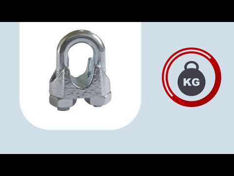 Tensile test - how much strength can galvanised wirerope clamps