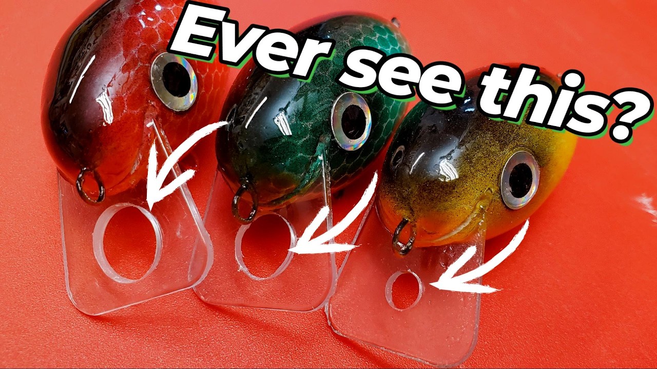 Я просверлил отверстия в губах воблера… и результат меня потряс! #Crankbait #LureMaking
