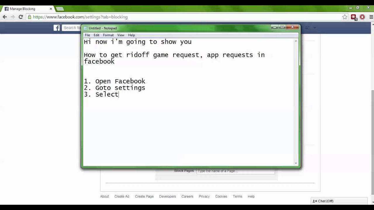 How to block Facebook game requests