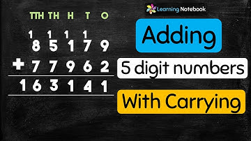 Addition of 5-digit Numbers with carrying