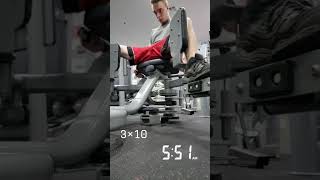 Hip/inner thigh machine 3x10 before 6 AM fitness fitnessinfluencer gym2023 shorts