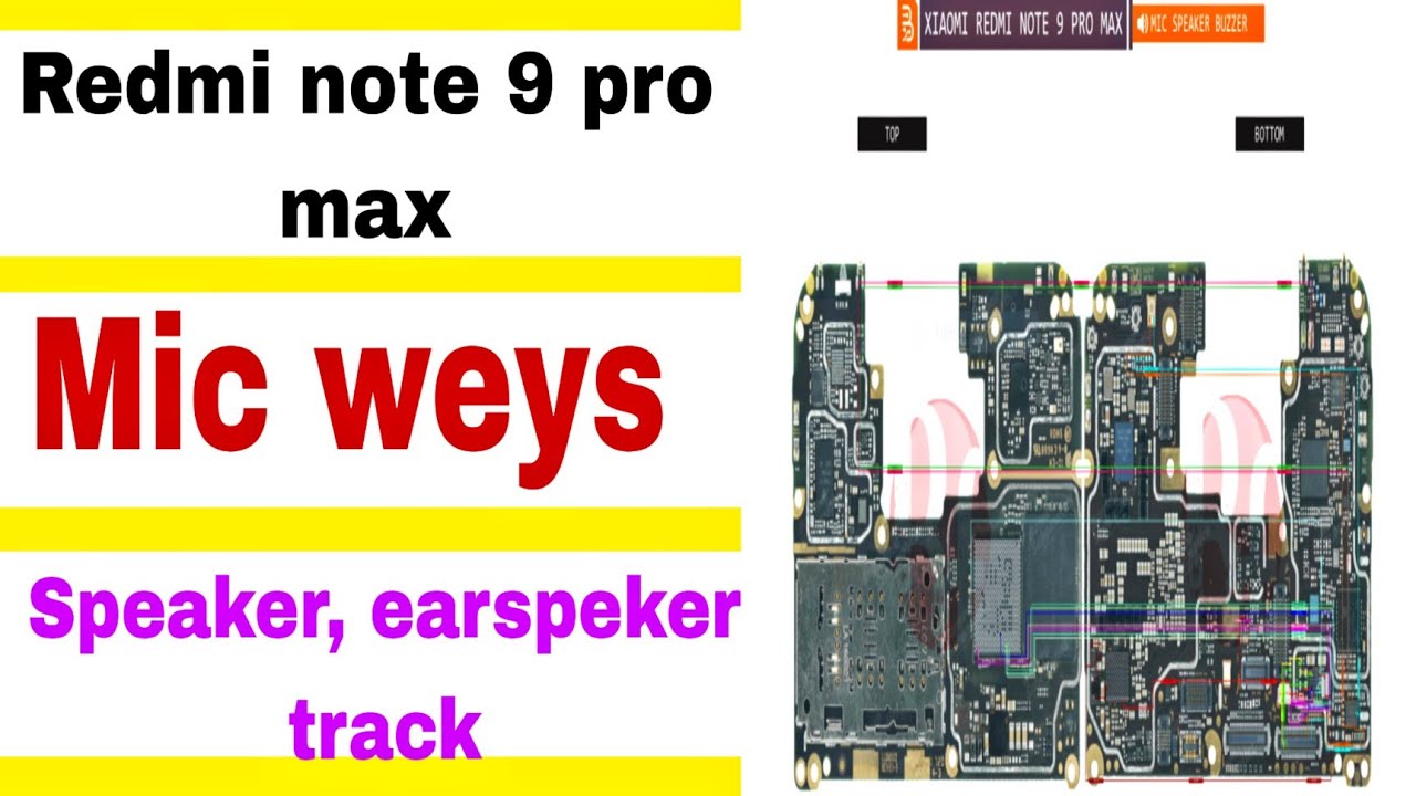Redmi note 9 pro max mic , speaker, earspeker problem solution// track