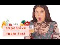 True Crime Expert Bailey Sarian Plays Cheap vs Expensive Makeup w Cosmo | Expensive Taste Test