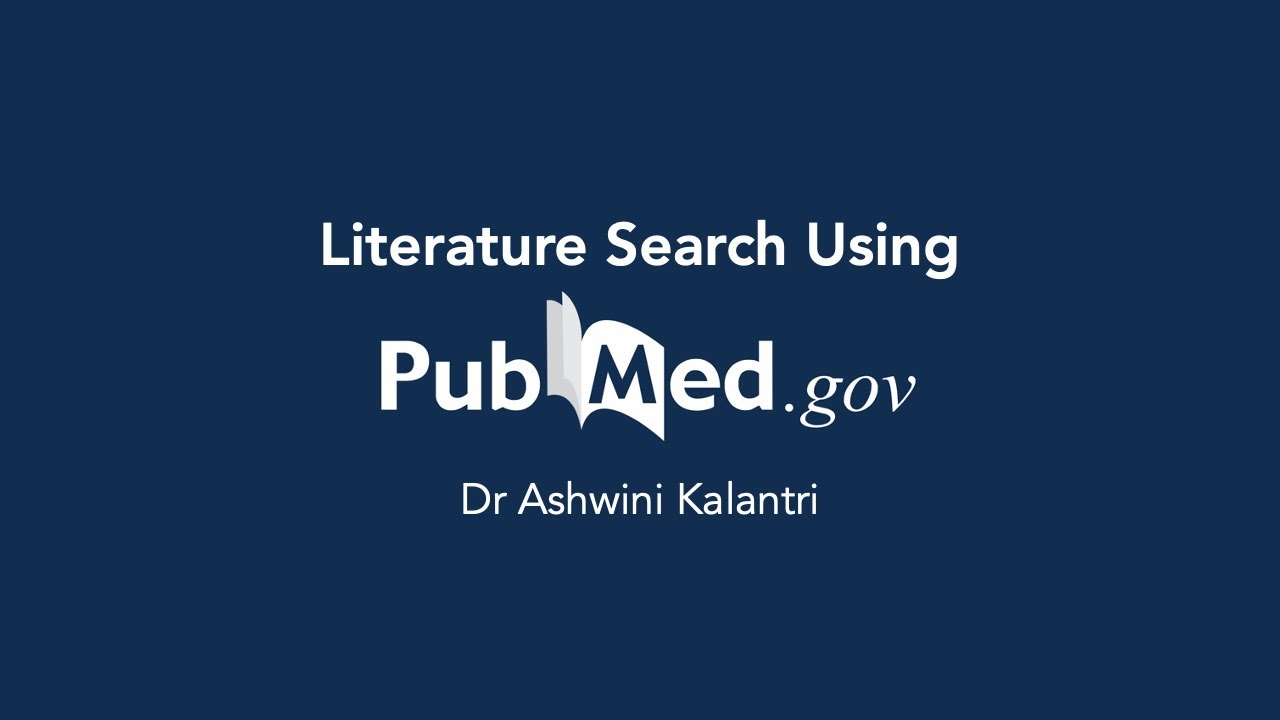 Literature Search using Pubmed YouTube