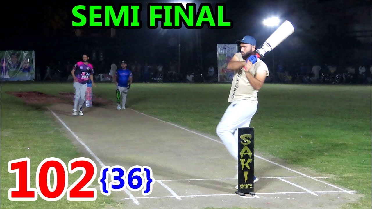 TAMOUR MIRZA VS FAHAD MC || SEMI FINAL || 102 RUNS CHASED BY 36 BALLS ...