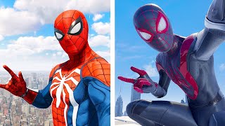 Marvel's Spider-Man - Peter Parker Vs Miles Morales Who Is Faster?