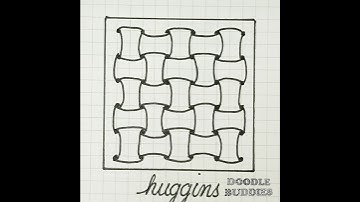 HUGGINS ✨ Easy to follow Zentangle Pattern for beginners