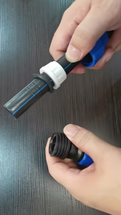 compression fitting installation