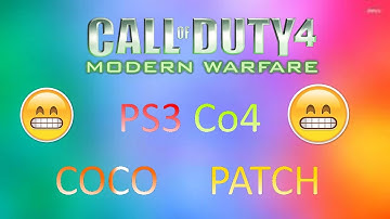 PS3 CoD4 COCO PATCH
