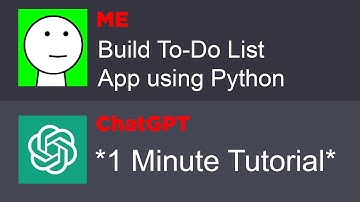 How to Build To-Do List App in Python using ChatGPT in 1 Minute