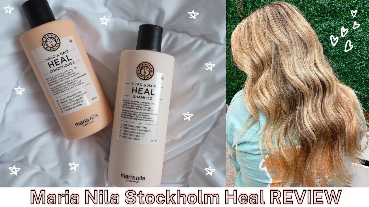 Maria Nila Stockholm Head & Hair HEAL + Conditioner REVIEW | hair care - YouTube