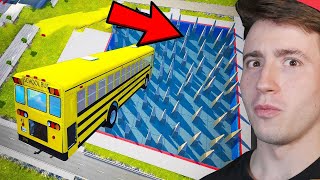 1000 BODÁKŮ VS ŠKOLNÍ AUTOBUS (Crash-Test Simulator)