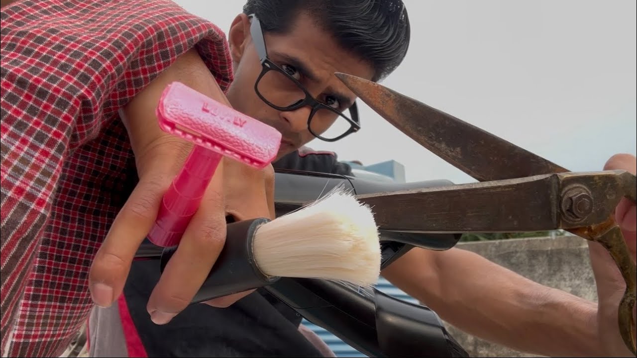 ASMR Realistic Saloon Experience Haircut 💈✂️✂️✂️