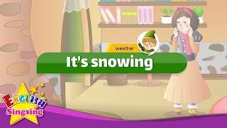 Snow White - It&#39;s snowing (Weather) - English Famous Story for Kids