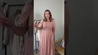 Effie Midi Dress Try On Size M