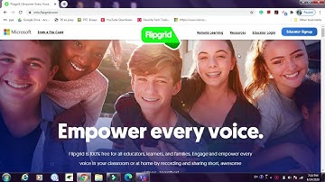 Submitting video response using Flipgrid .