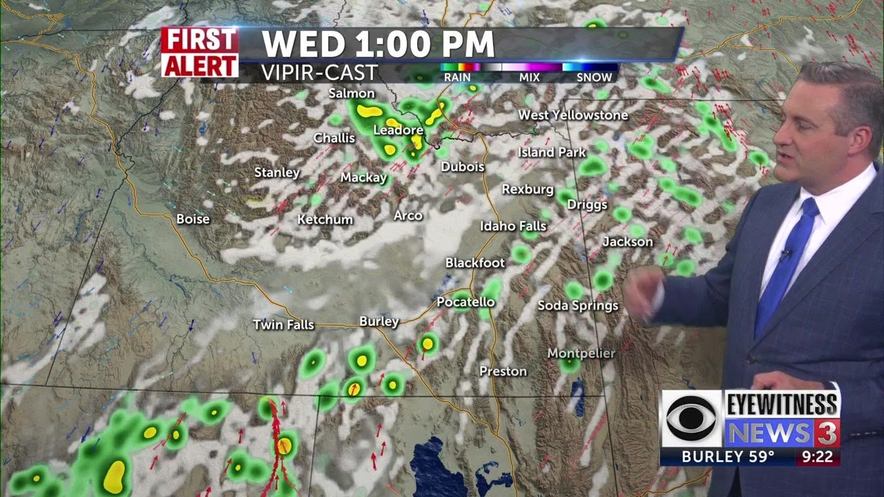 More scattered thunderstorms - YouTube