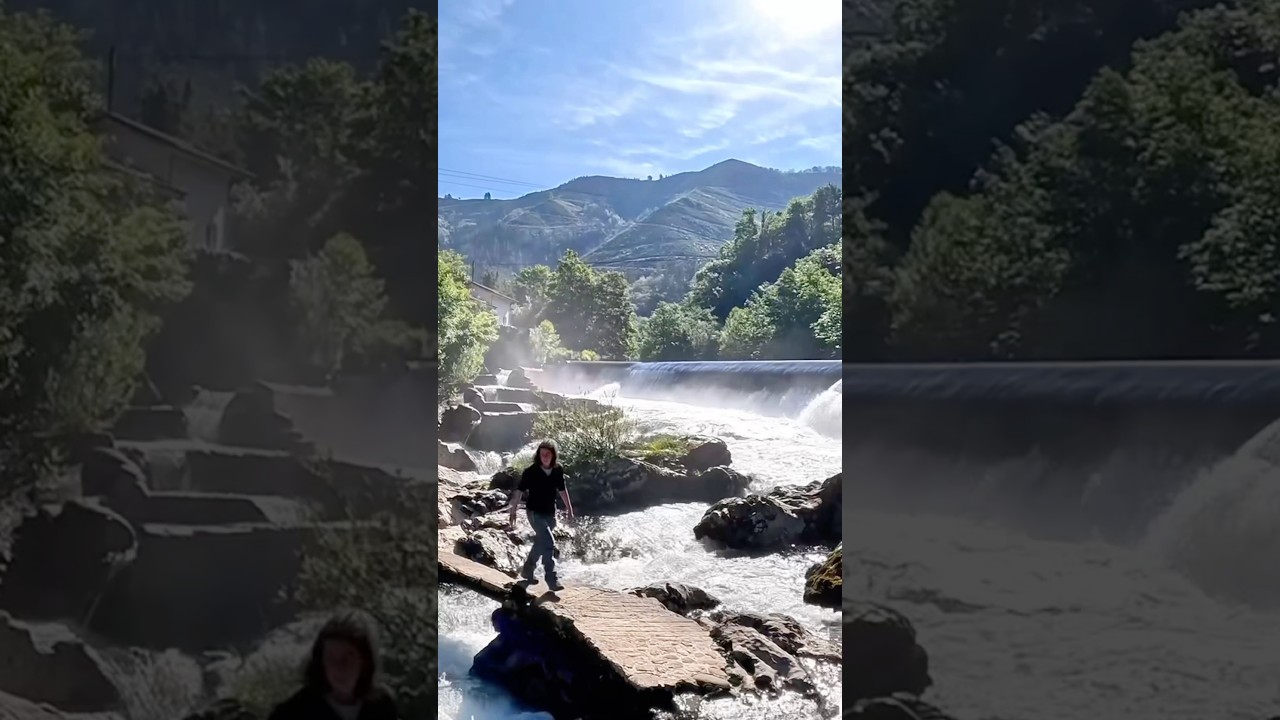 Uno de los lugares más espectaculares de Asturias. La salmonera de Cañu #naturaleza