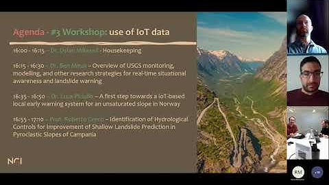 Workshop  3  IoT based monitoring, warning and slope stability analyses WG08 LANDAWARE 20221201 1603