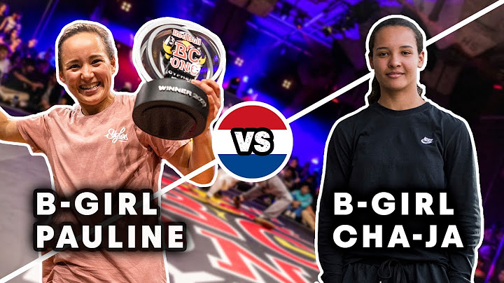 B-Girl Pauline vs. B-Girl Cha-Ja | Red Bull BC One Cypher Holland 2021