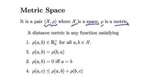 RFA1 - function spaces, metric spaces