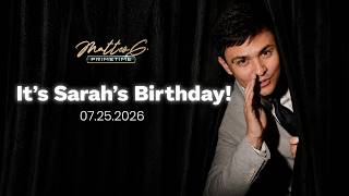 Celebrating Sarah G | A Birthday Surprise | Matteo G Primetime EP16