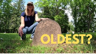 The Oldest Grave Marker in Pennsylvania? | Slate Hill Cemetery Exploration
