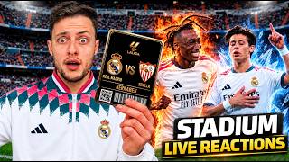 DIOMANDE MANIA 🔥 Real Madrid vs Sevilla Bernabeu Live Reactions & 4K Highlights