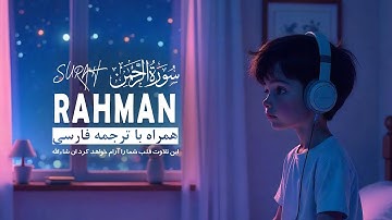 تلاوت زیبای سوره رحمن - این تلاوت قلب شما را آرام خواهد کرد ان شاءالله - بهاری قرآن