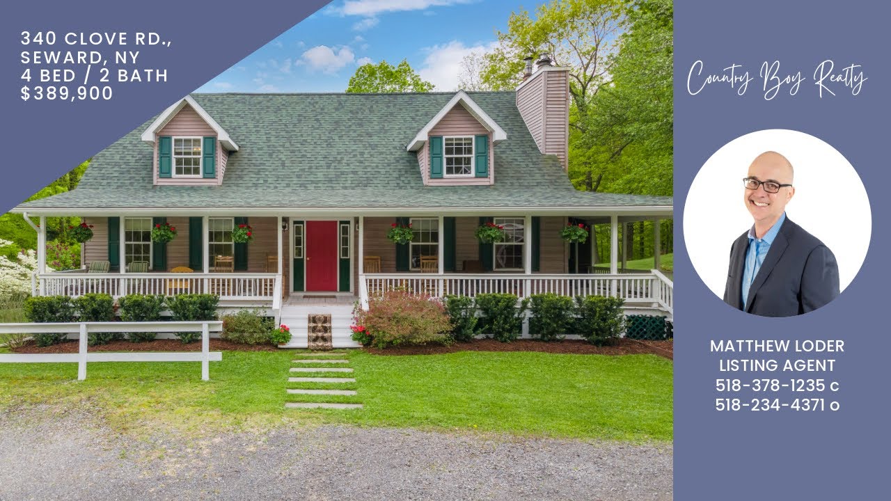 SOLD 340 Clove Rd. Seward NY - YouTube