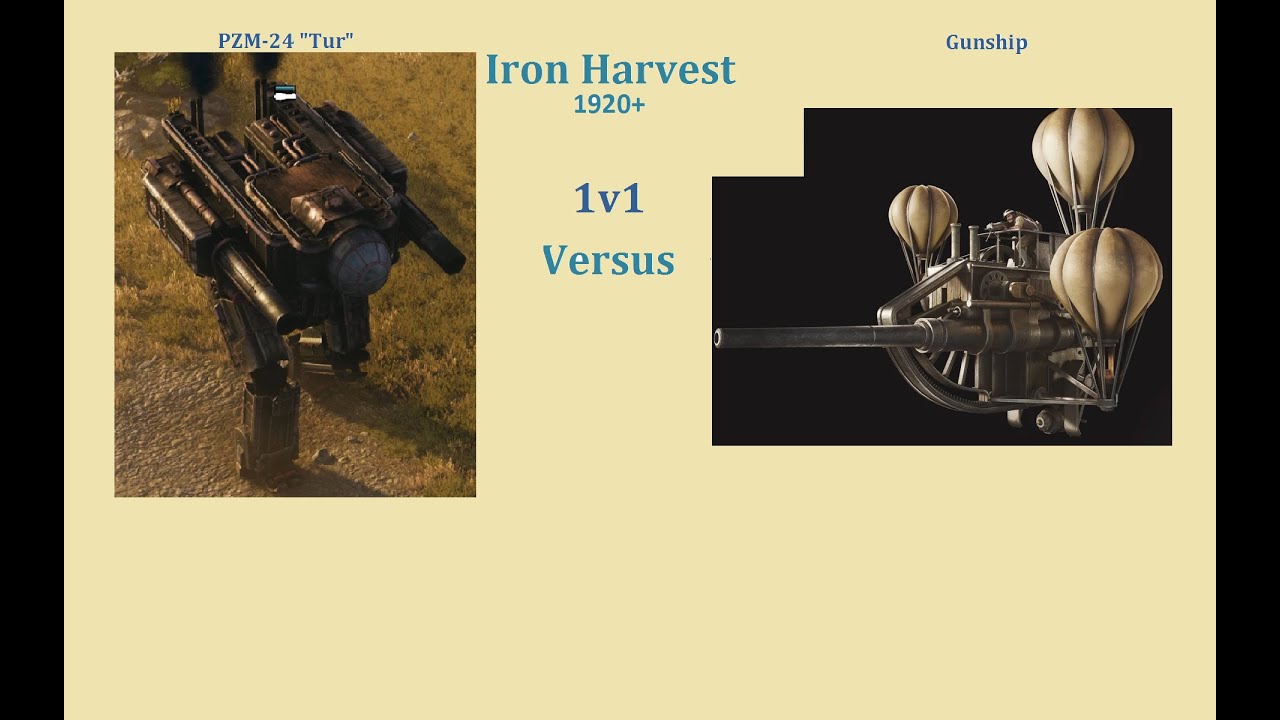 Iron Harvest: PZM-24 Tur vs Gunship