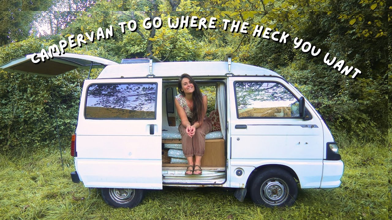 СУПЕР МАЛЕНЬКИЙ фургон с кухней и двуспальной кроватью? Переделка из 4x4 PIAGGIO PORTER