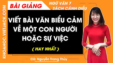 Viết bài văn biểu cảm về một con người hoặc sự việc - Bài 9 | Ngữ văn lớp 7 Cánh diều (HAY NHẤT)