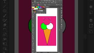 Ice Cream Shape making (Adobe Illustrator)