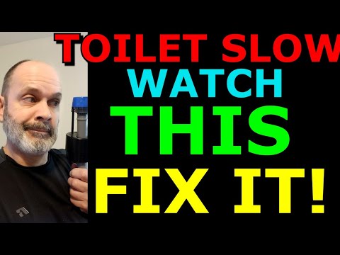 Toilet Slow Fill Fix Watch Before You Install