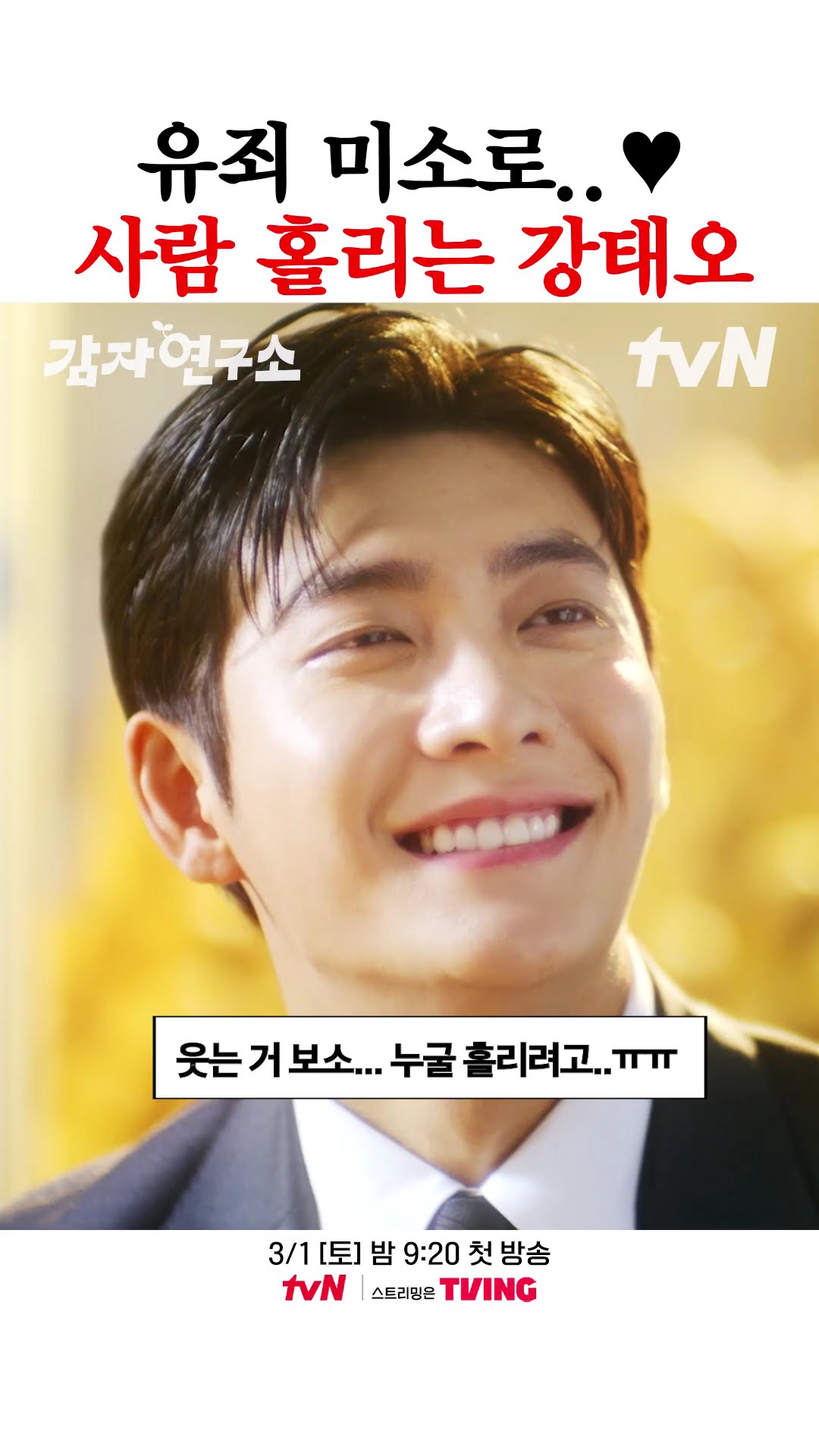굴욕 따윈 없는 유죄 인간 강태오? #감자연구소