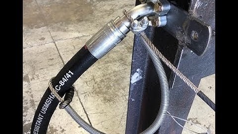 How to install the Removable style Cable Choker hose restraint.