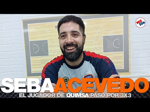 Nos visitó EL PUNTERO de la LIGA NACIONAL 🔥 Sebastián ACEVEDO en 3x3