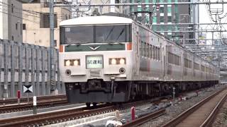 上野東京ライン大盛り上がり!185系、E233系、E531系