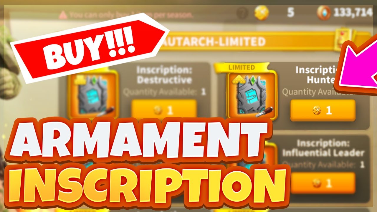 I Bought Best Inscription at Autarch Store | Rise of Kingdoms - YouTube