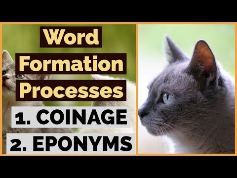 What is Coinage | What are Eponyms | Word Formation Processes | Lecture 26 | &#91;Urdu/Hindi&#93