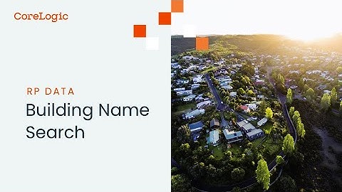 Searching by Building Name in RP Data