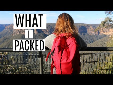 WHAT I PACKED FOR TWO WEEKS TRAVEL THROUGH AUSTRALIA WHAT I PACKED FOR TWO WEEKS TRAVEL THROUGH AUSTRALIA