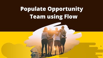 DAY18 - Create Opportunity Team when Opportunity is Created #pantherschools @sfdcpanther