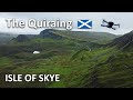 The Quiraing - Isle of Skye, with the DJI Mini 2 in the rain