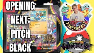Opening Next: Pokémon PITCH BLACK #pokerips417 #pokeripsopen #poketwins 